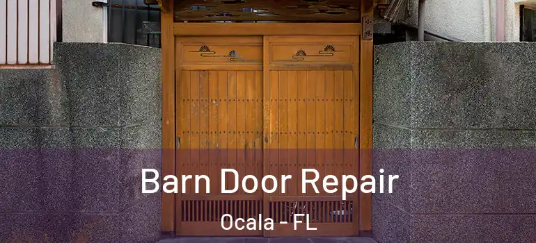 Barn Door Repair Ocala - FL