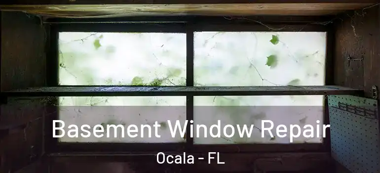 Basement Window Repair Ocala - FL