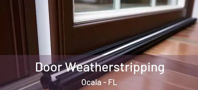 Door Weatherstripping Ocala - FL