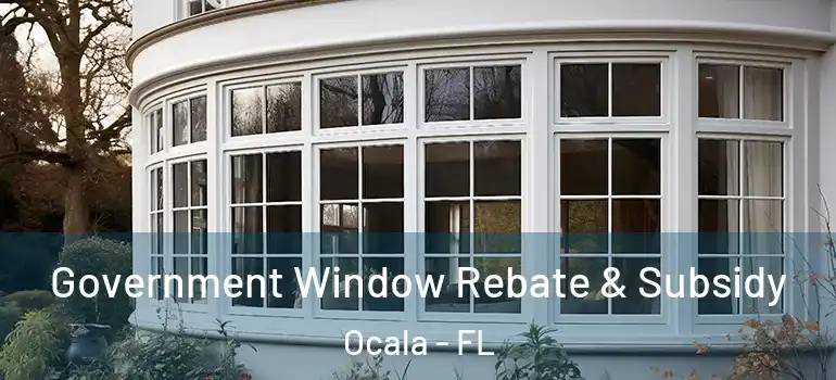 Government Window Rebate & Subsidy Ocala - FL
