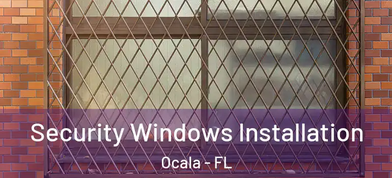 Security Windows Installation Ocala - FL