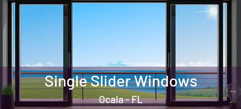 Single Slider Windows Ocala - FL