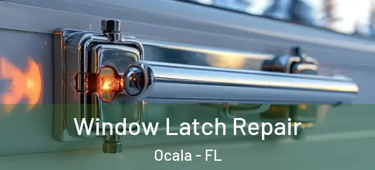 Window Latch Repair Ocala - FL