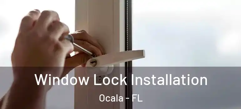 Window Lock Installation Ocala - FL